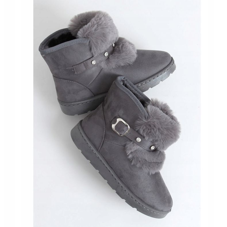 Bottes de neige avec oxydes de zirconium gris A980 Grey 1 Bottes de neige avec oxydes de zirconium gris A980 Grey 1