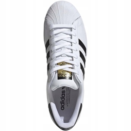 Adidas Superstar blanc chaussures pour hommes EG4958 blanche le noir 1