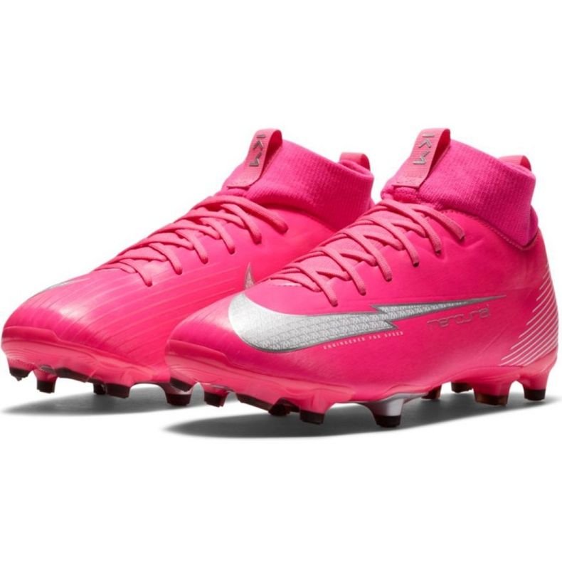 Nike Mercurial Superfly 7 Academy Mg Jr DB5609 611 chaussures de football multicolore rose 2