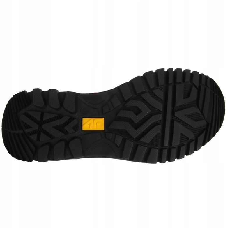 4F M H4Z20 OBMH253 62S chaussures de randonnée noir rouge 1