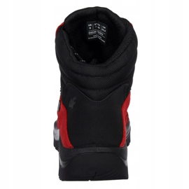 4F M H4Z20 OBMH253 62S chaussures de randonnée le noir rouge 3