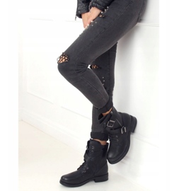 Bottes militaires noires 88041 Noir 2