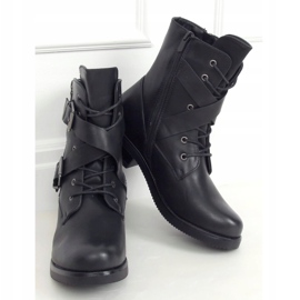 Bottes militaires noires 88041 Noir 1
