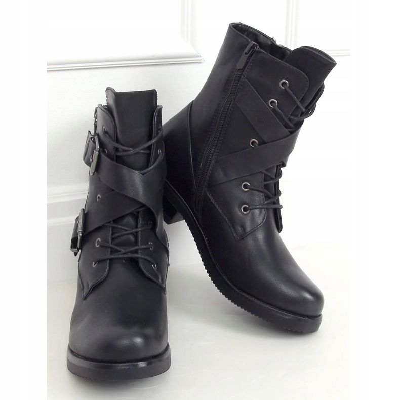 Bottes militaires noires 88041 Noir 1