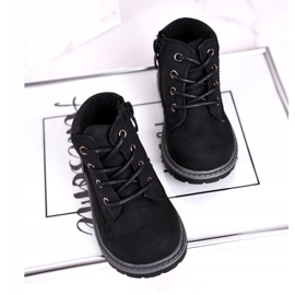 Apawwa Boots enfant garçon noires Moa boots le noir 1
