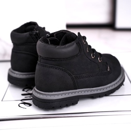 Apawwa Boots enfant garçon noires Moa boots 2