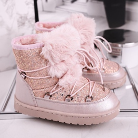 FRROCK Bottes De Neige Enfant Avec Fourrure Rose Minnie Mouse argent 1 FRROCK Bottes De Neige Enfant Avec Fourrure Rose Minnie Mouse argent 1