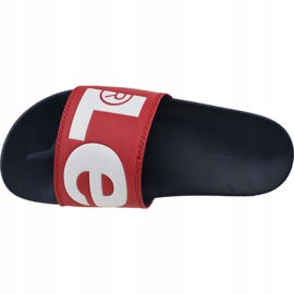 Levi's Batwing Slide Sandale 231548-794-87 blanc rouge bleu marine 2