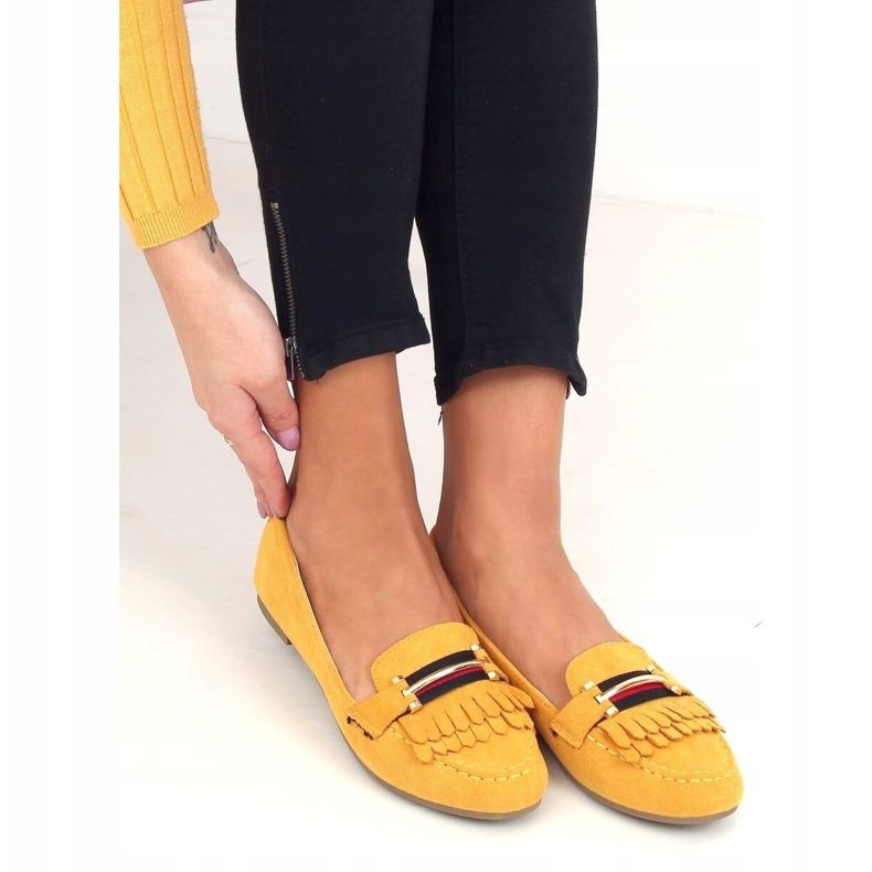 Mocassins Femme Miel 88-381 Jaune 1