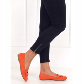 Mocassins femme orange 88-381 Orange 2