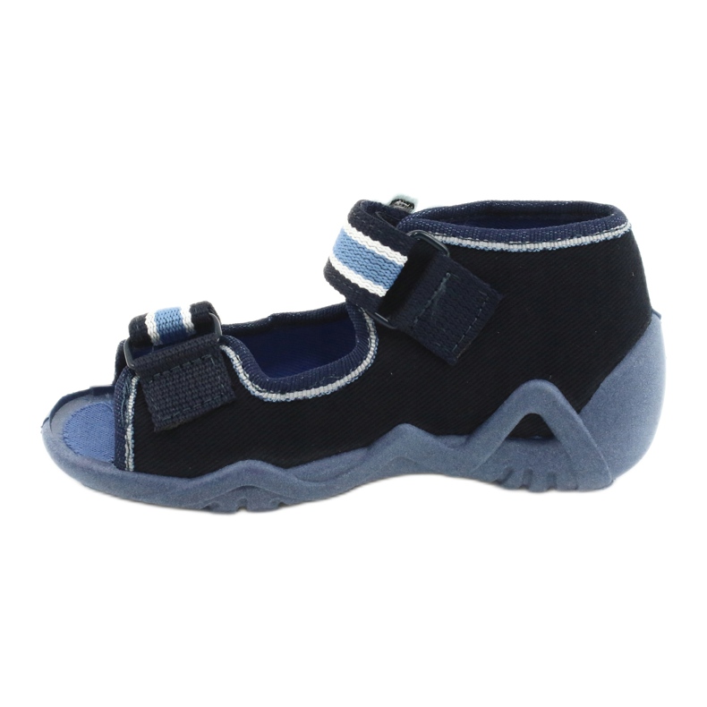 Befado pantoufles sandales chaussures pour enfants 250P065 bleu marine bleu 1