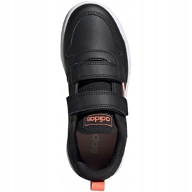 Adidas Tensaur C chaussures pour enfants noir et orange EF1099 1