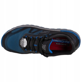 Chaussures Skechers Bulklin-Lyndale W 77180EC-BLU noir bleu 2