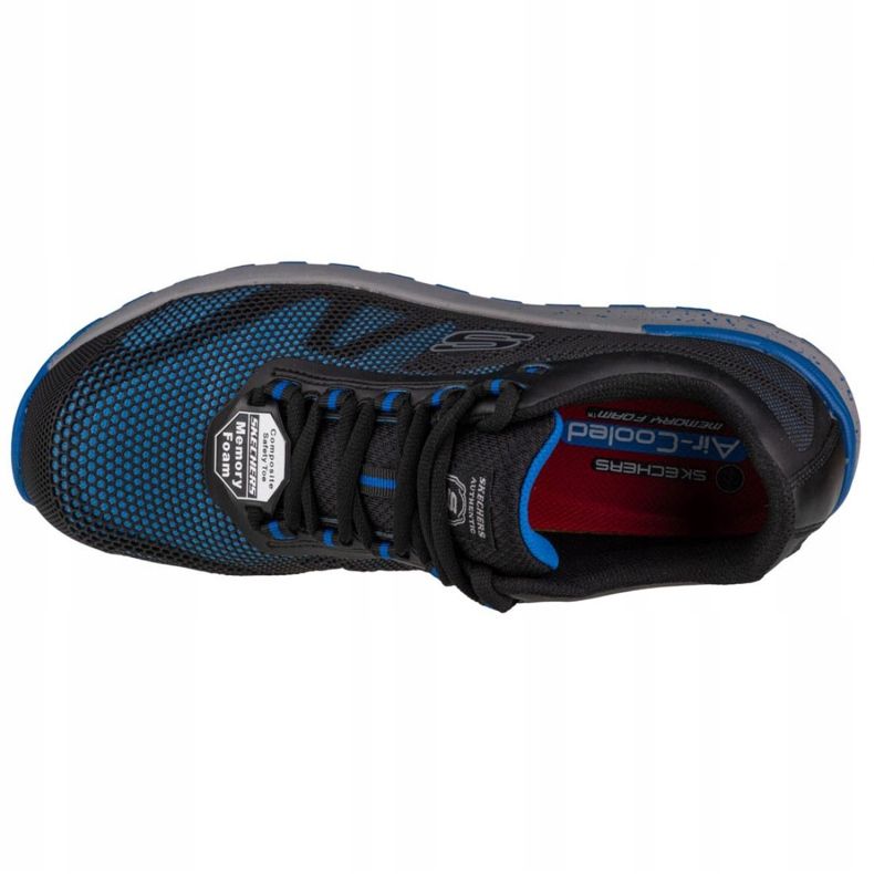 Chaussures Skechers Bulklin-Lyndale W 77180EC-BLU noir bleu 2