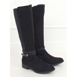 Bottes noires pour femmes BJ1539-KB Noir 1