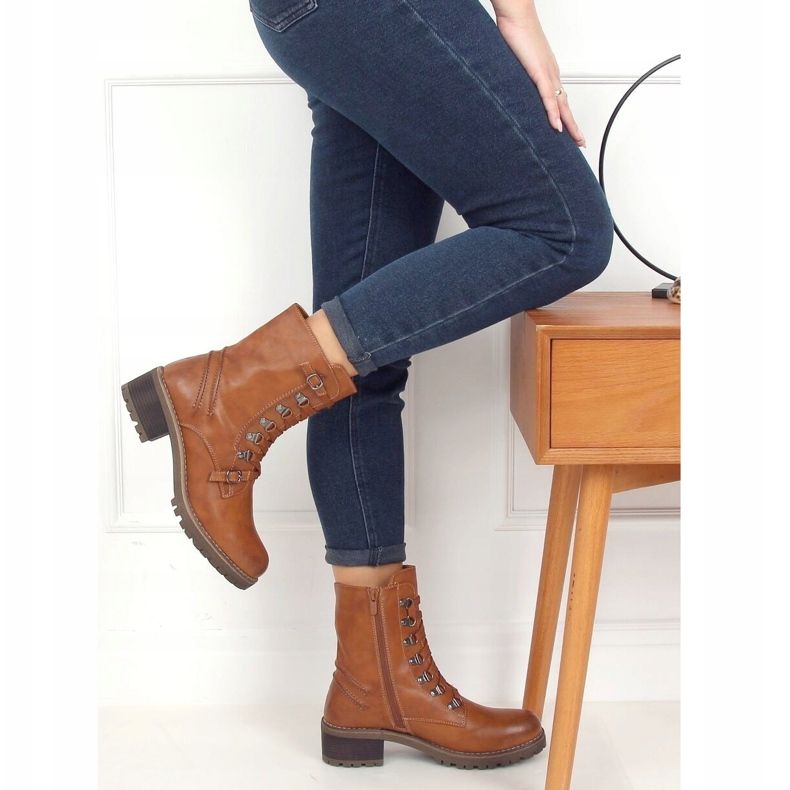 Camel 361 Bottes militaires Camel brun 1