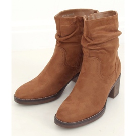 Camel 6341 Bottines à talon camel brun 3