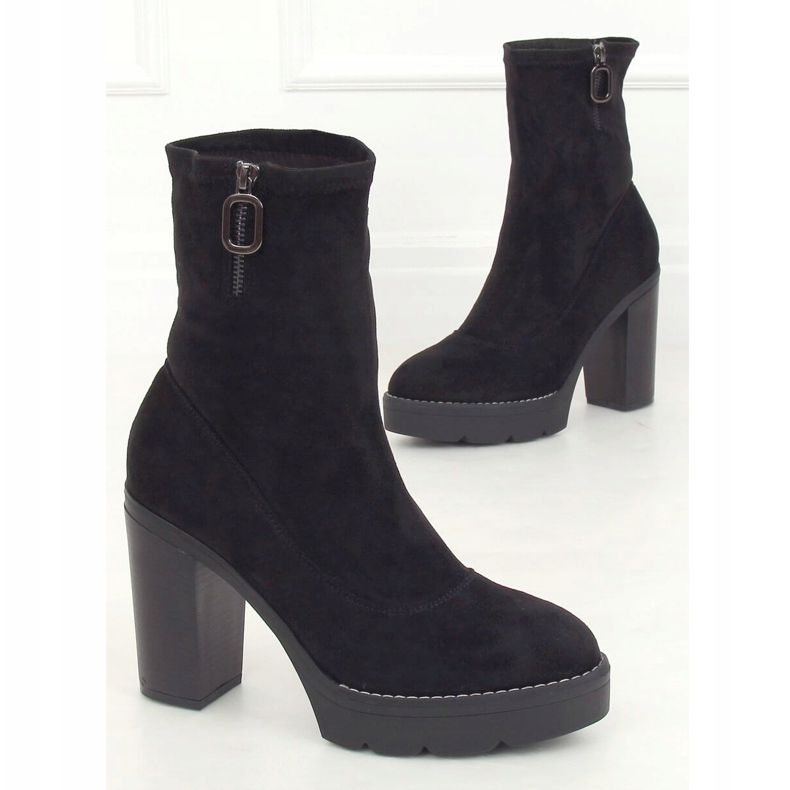 Noir 9513 Bottines compensées noires le noir 1