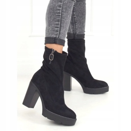 Noir 9513 Bottines compensées noires le noir 3