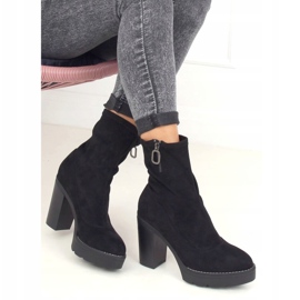 Noir 9513 Bottines compensées noires le noir 2