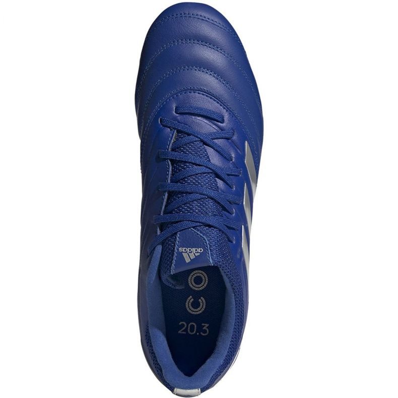 Chaussures de foot Adidas Copa 20.3 Fg M EH1500 bleu, argent bleu 1
