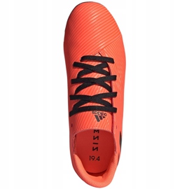 Chaussures de football Adidas Nemeziz 19.4 FxG Jr EH0507 multicolore orange 1