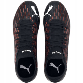 Chaussures de foot Puma Future 6.4 Fg Ag M 106195 01 bleu, noir, orange noir 1