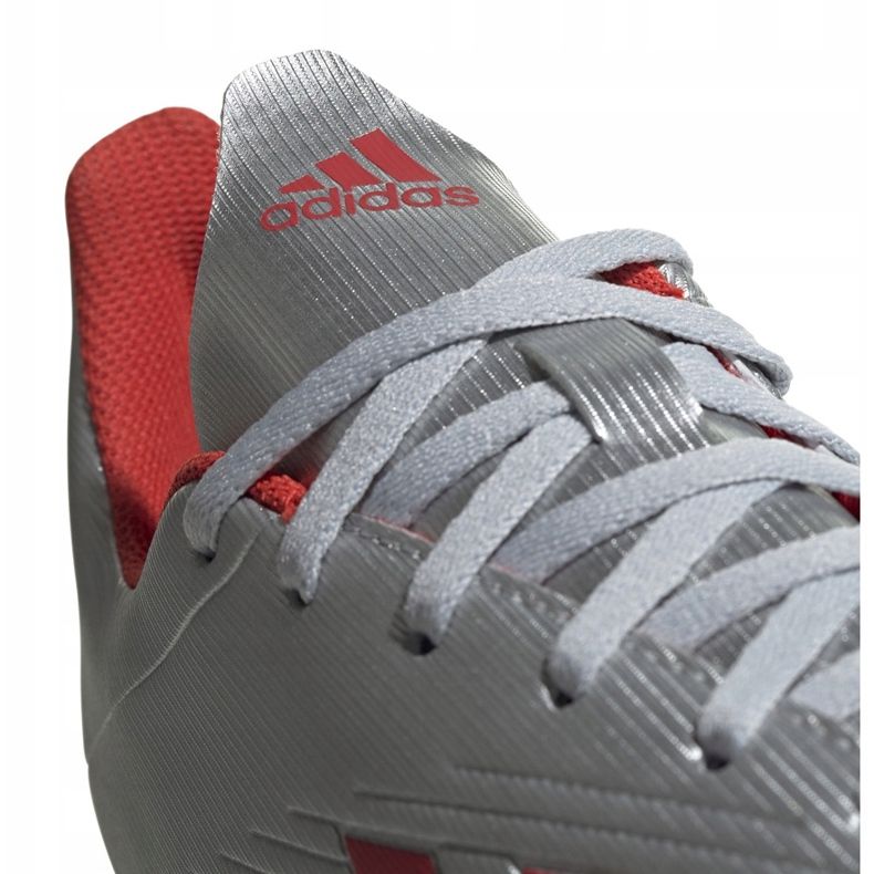 Chaussures de football adidas X 19.4 FxG argent F35379 1