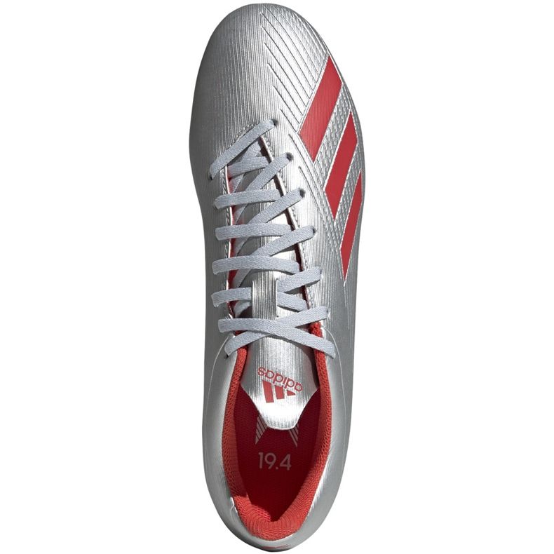 Chaussures de football adidas X 19.4 FxG argent F35379 3