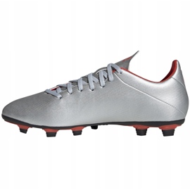 Chaussures de football adidas X 19.4 FxG argent F35379 5
