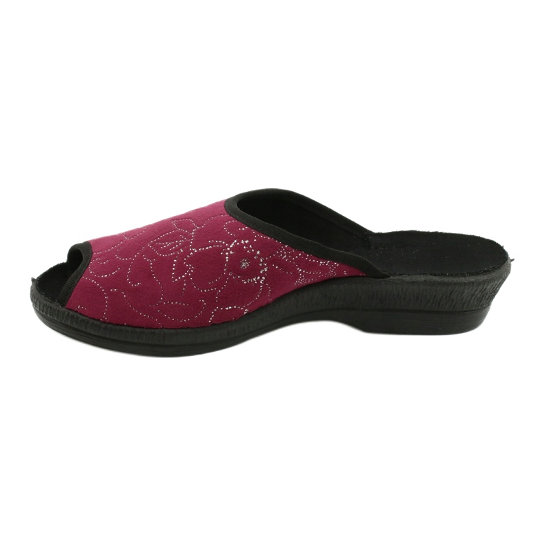 Befado chaussures pour femmes pu 581D195 noir rouge multicolore 2
