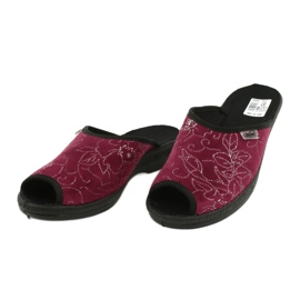 Befado chaussures pour femmes pu 581D195 noir rouge multicolore 3