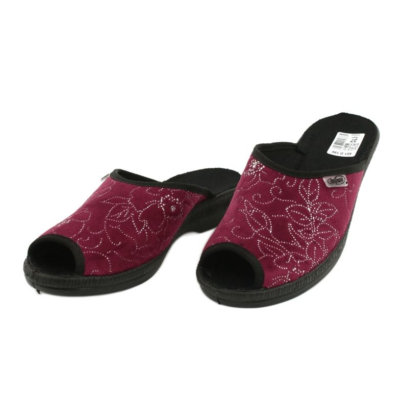 Befado chaussures pour femmes pu 581D195 le noir rouge multicolore 3