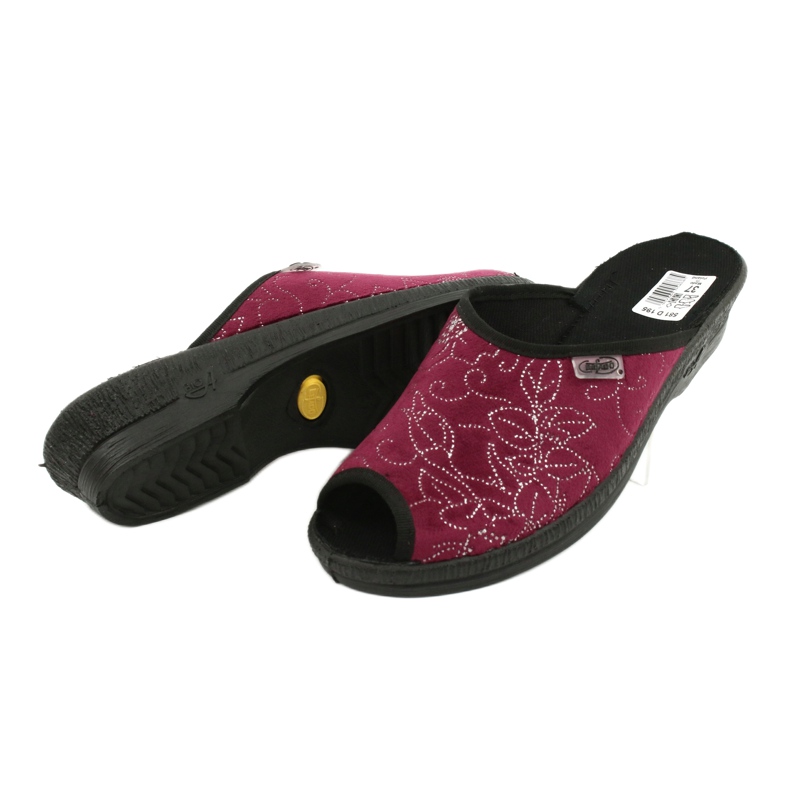 Befado chaussures pour femmes pu 581D195 le noir rouge multicolore 4