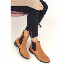 Chelsea boots femme classiques, camel MR-9 Camel brun 1