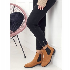 Chelsea boots femme classiques, camel MR-9 Camel brun 2