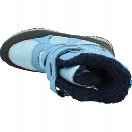 Chaussures d'hiver Kappa Great Tex Jr 260558K-6467 le noir bleu 2