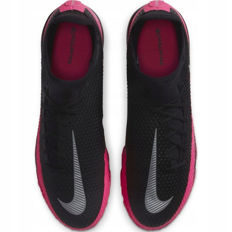 Nike Phantom Gt Academy Df Tf M CW6666 006 chaussures de football rose, noir noir 1