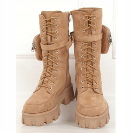Boots à bourse beige NC1111 Kaki 1 Boots à bourse beige NC1111 Kaki 1