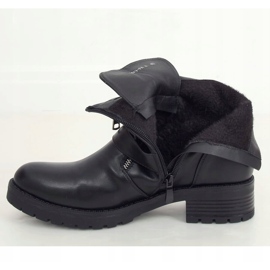 Bottes militaires noires 7679-PA Noir 1