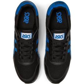 Asics Tiger Runner noir et bleu 1191A207 004 chaussures pour hommes multicolore 1