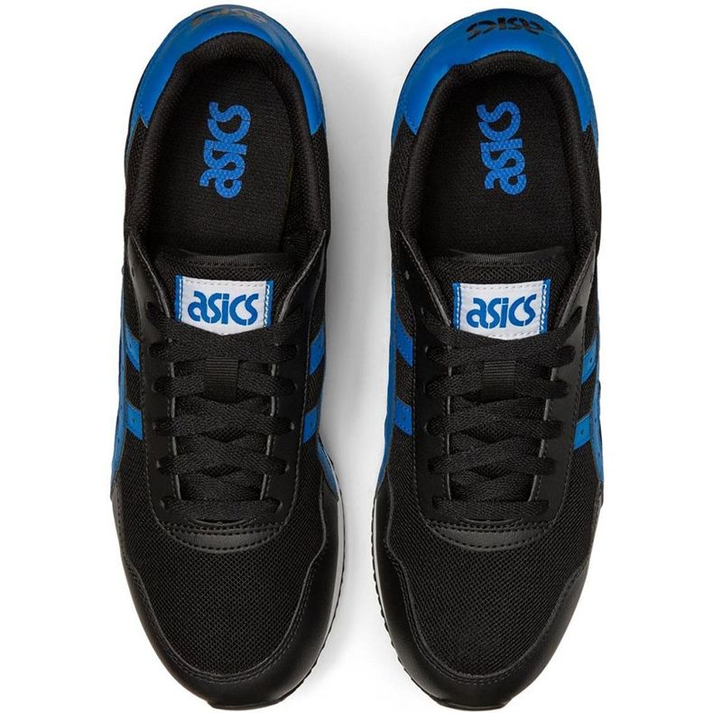 Asics Tiger Runner noir et bleu 1191A207 004 chaussures pour hommes le noir multicolore 1