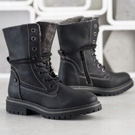 Super Mode Hauts trappeurs noir 2