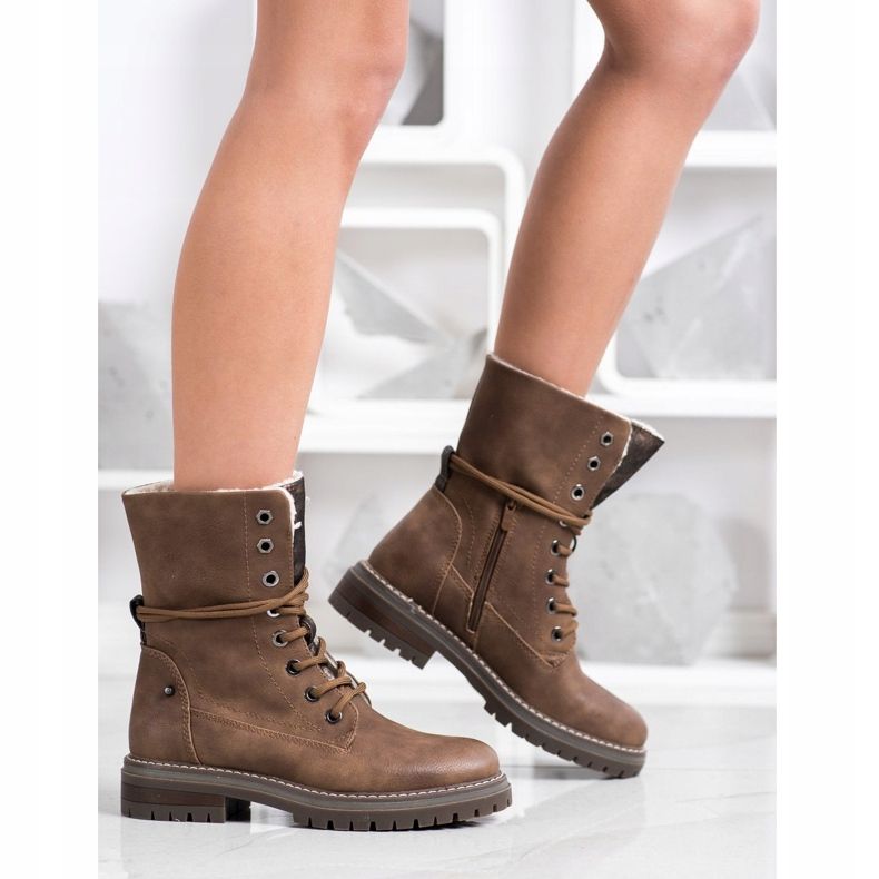 Super Mode Hauts trappeurs brun 1