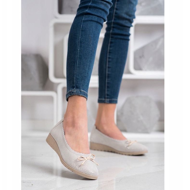 Filippo Ballerines en cuir élégantes multicolore 1