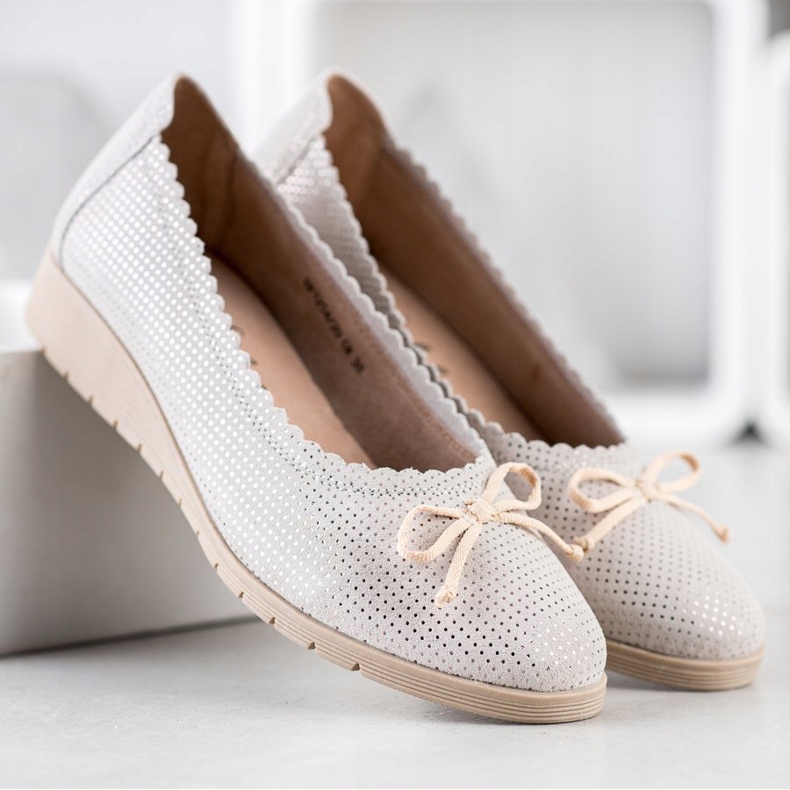 Filippo Ballerines en cuir élégantes multicolore 2