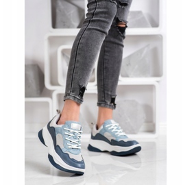 Kylie Baskets bleues à la mode 2