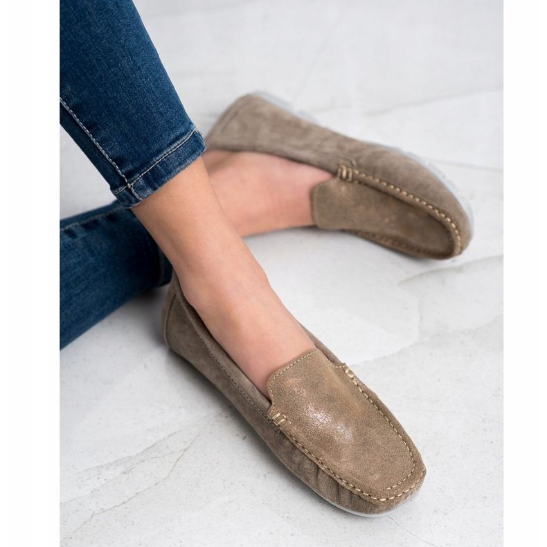 Filippo Mocassins en cuir brun 1