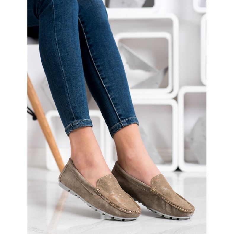 Filippo Mocassins en cuir brun 2