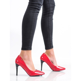 Goodin Escarpins laqués rouge 2